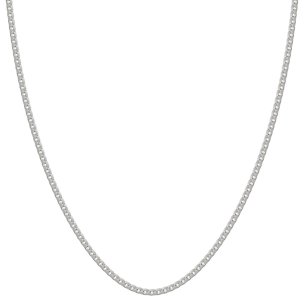 Gin no Silver 925 Venetian Chain Necklace for Men and Simple Design [Shinjuku Kura] Chain, Approx. 1.8mm Wide, 40-80cm (50cm) Long, Women,