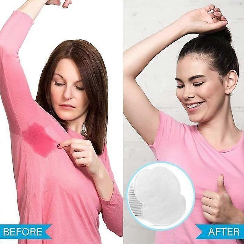 100 Pieces Antiperspirant Patches for Armpits Invisible Sweat Pads for Armpits