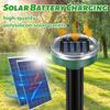 10 Pack Ultrasonic Solar Powered Animal Repellent for Outdoor Lawn Garden for Snakes  Lawns Yard Garden All Pests Stakes Chaser Sonic Spikes
