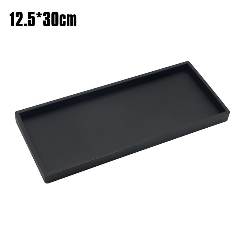 Bathroom Vanity Trays Silicone Kitchen Sink Countertop Dish Soap Sponge Storage Tray Toilet Tank Oval Storage Tray Home Decor