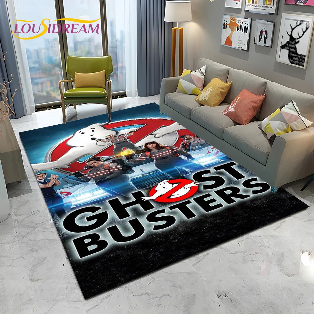 Horrorfilm G-Ghostbusters Cartoon Teppich für Zuhause Wohnzimmer Schlafzimmer Sofa Fußmatte Dekor, Kinder Teppich rutschfeste Bodenmatte