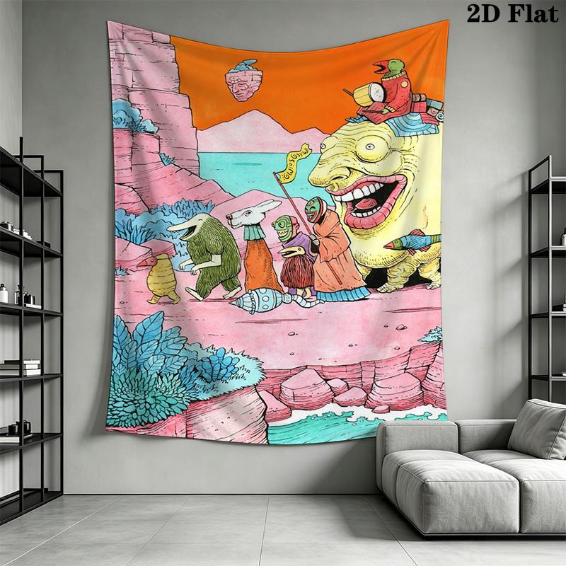 Parade Pattern Home Decor Tapestry, Wall Hanging, Decorative RV Wall Cloth.SGT0917418