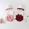 Newborn Baby Girl Autumn Romper - Princess Climbing Onesie for Spring or Fall.