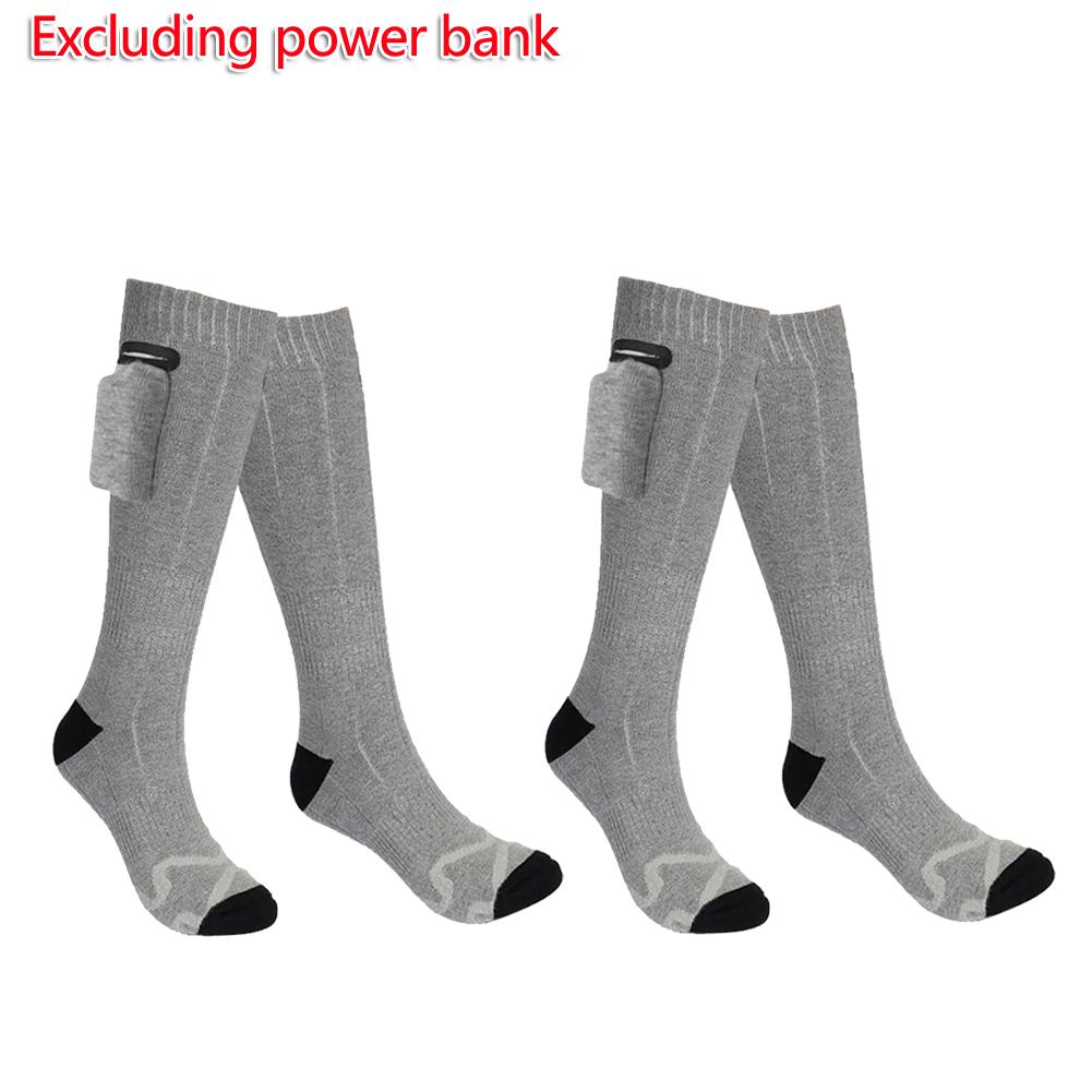 Unisex Electric Heated Socks Rechargable Electric Sock for Winter Skiing Cycling Winter Warm Heating Thermal Stockings