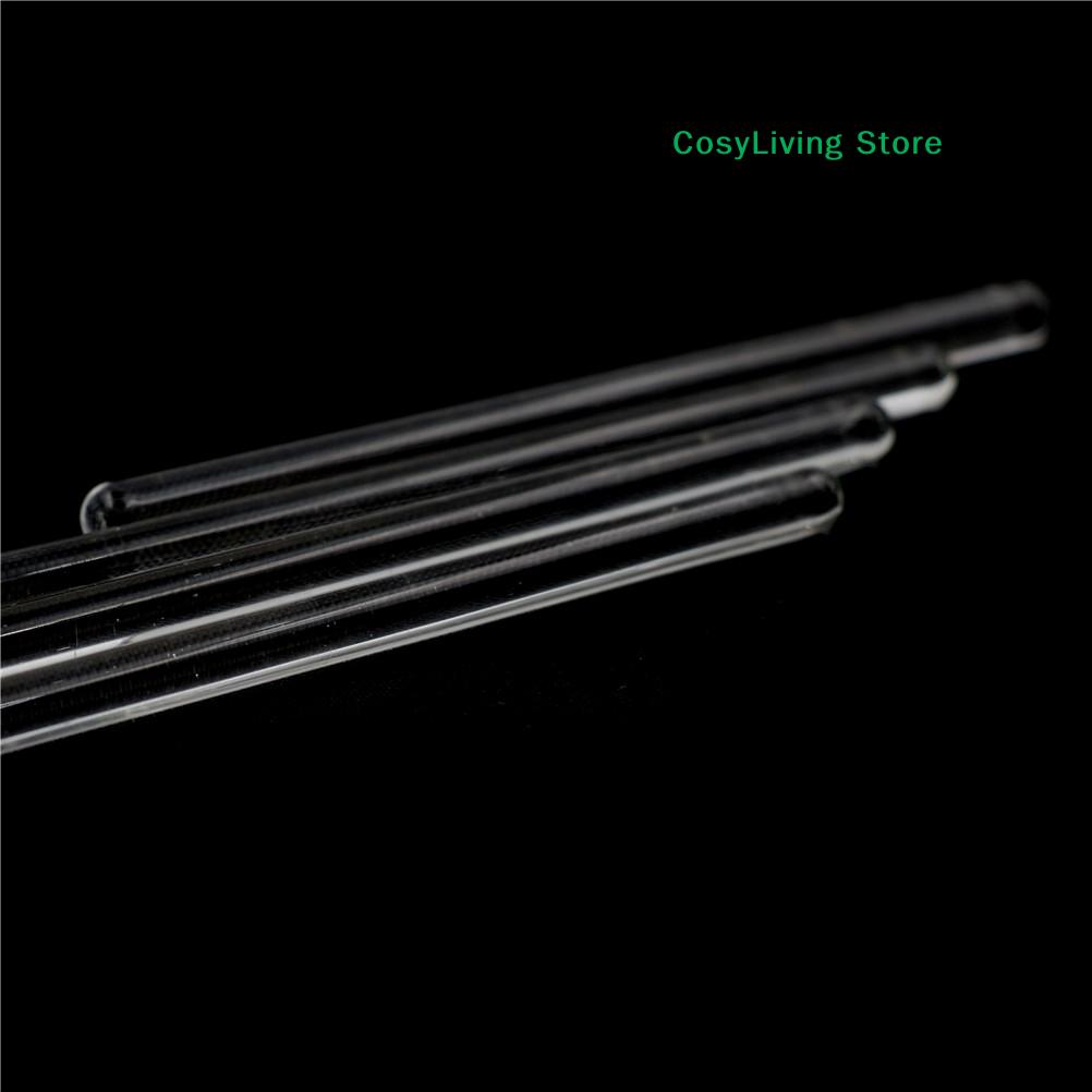 4Pcs Glass Stirring Rod Lab Use Stir Glass Stirring Rod Glass Laboratory Tool 6*100mm
