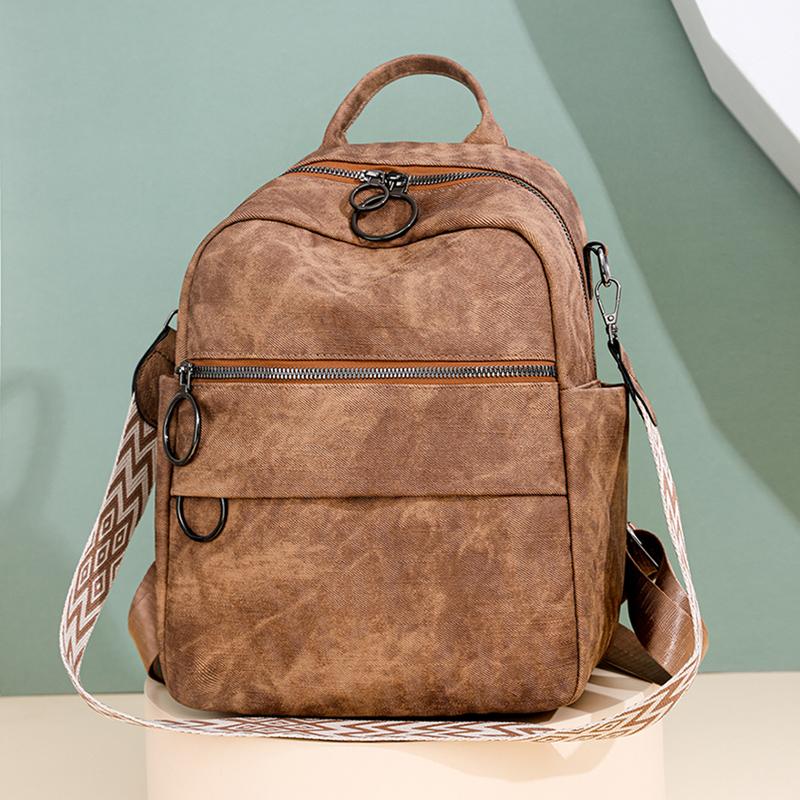 Women's Backpack Water-repellent Nylon Lightweight Shoulder Bag Travel Bag