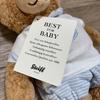 [USED] Steiff Goodnight Teddy Bear, Blue