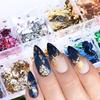 1 Box Irregular  Sparkly Foil Nails Sequins Nail Glitter Flakes Nail Art Decor DIY Manicure Accessories