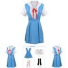 Gk-o Anime Ayanami Rei Asuka Langley Sohryu Schuluniform Cosplay Kostüm Polyester Material Authentisches Aussehen der Figur