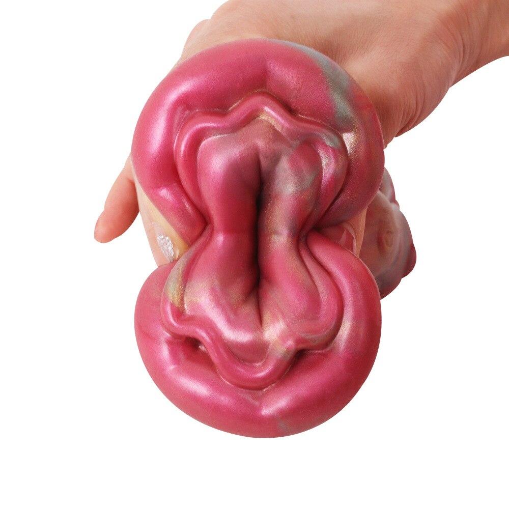 Male Sex Toys Alien Masturbator Penis Trainer Silicone Masturbation Cup Pocket Vaginal for Men Anal Model