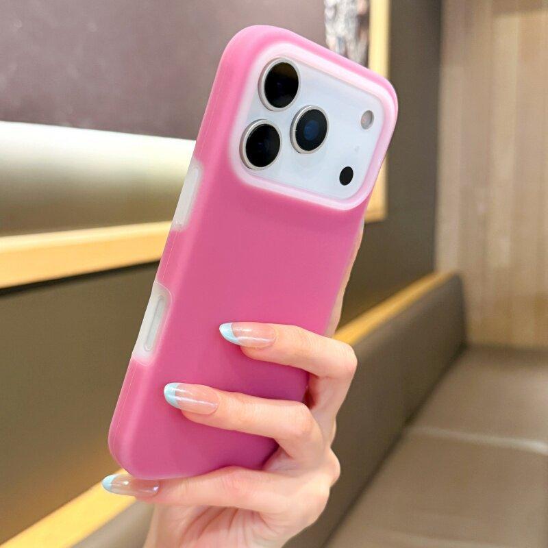 Applicable to iPhone17ProMAX mobile phone case, liquid silicone jelly Apple 16 all-inclusive Al button anti-drop soft case