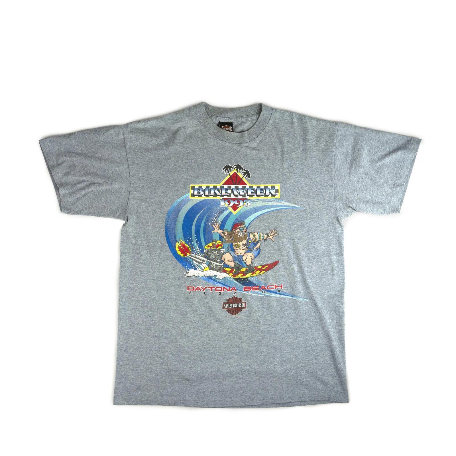 Vintage 1995 Harley Davidson Bike Week Tee Shirt L