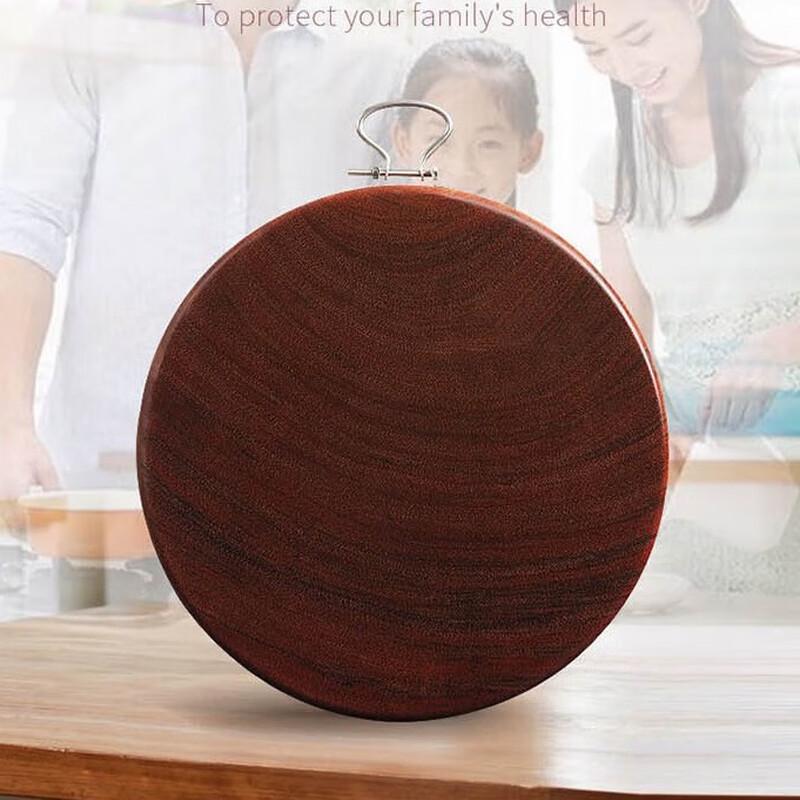 Круглая разделочная доска из массива дерева Чанбаосен