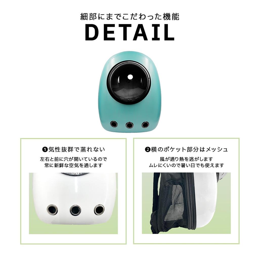 Best Answer Pet Backpack Carrier Bag Spaceship Capsule Shape Pet Bag Cat Dog Pet Supplies Dome Bag Travel Outing Dot