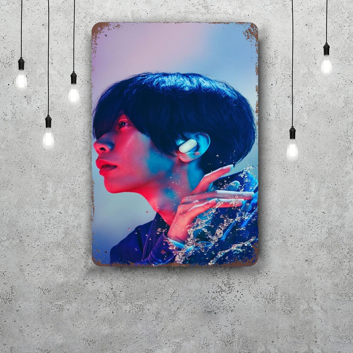 

kenshi yonezu Classic Poster Rusty Metal Plaque Retro Decorative Plate Bar Man Cave Garage Club Metal Sign Wall Decoration 20x30cm（7.8x11.8inch）