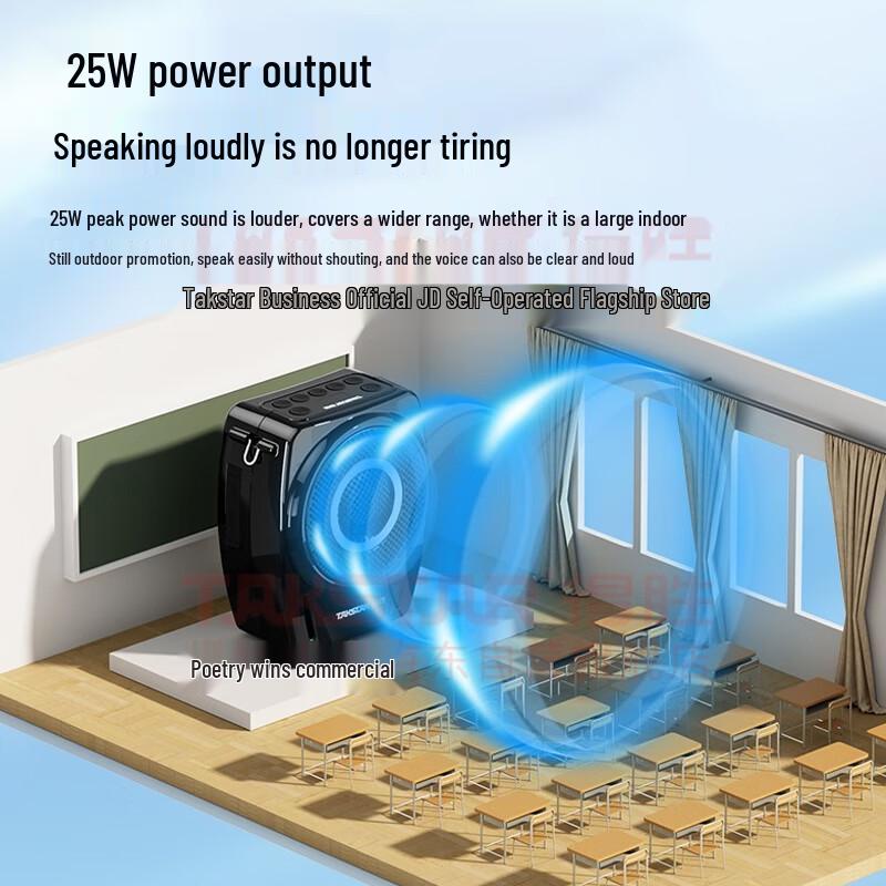 TAKSTAR E8W Wireless Clip-on Voice Amplifier