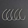 Large Bait Hooks with European Carp Rigs Holes Hard Carbon Steel Tube Fishing Tackle Boxed Humpback Hooks Barbs