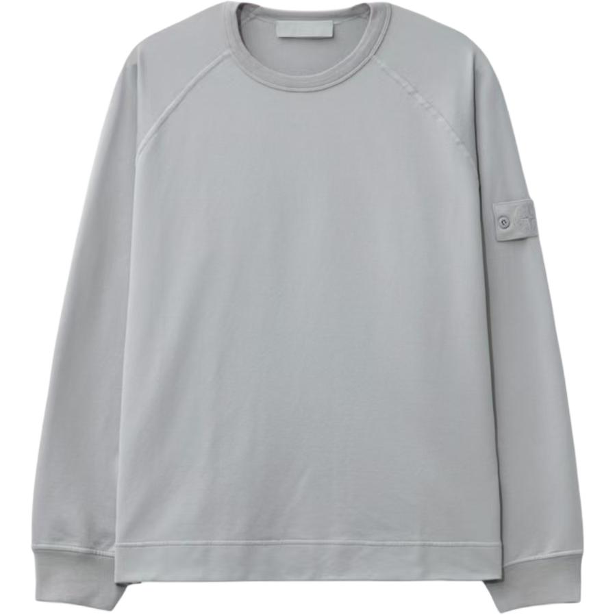 

Stone Island SS25 Ghost Pieces Lightweight Cotton Crew Neck Long Sleeve Sweatshirt Unisex sweatshirt Gray K1S1561000-11S00F3-V0064 M