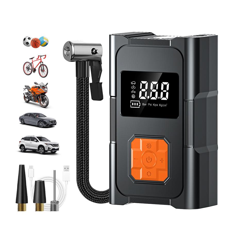 150psi Wireless Air Pump Portable Electric Tire Inflator Car Bicycle Motorcycle Air Compressor Injector Bike Ball Accessories