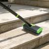 Garden Path Grout Cleaner 3-in-1 Deck Brush Floor Scrub Brush with Long Handle Detachable Stand-Up Cleaning Weed for Outdoor Stone Joints