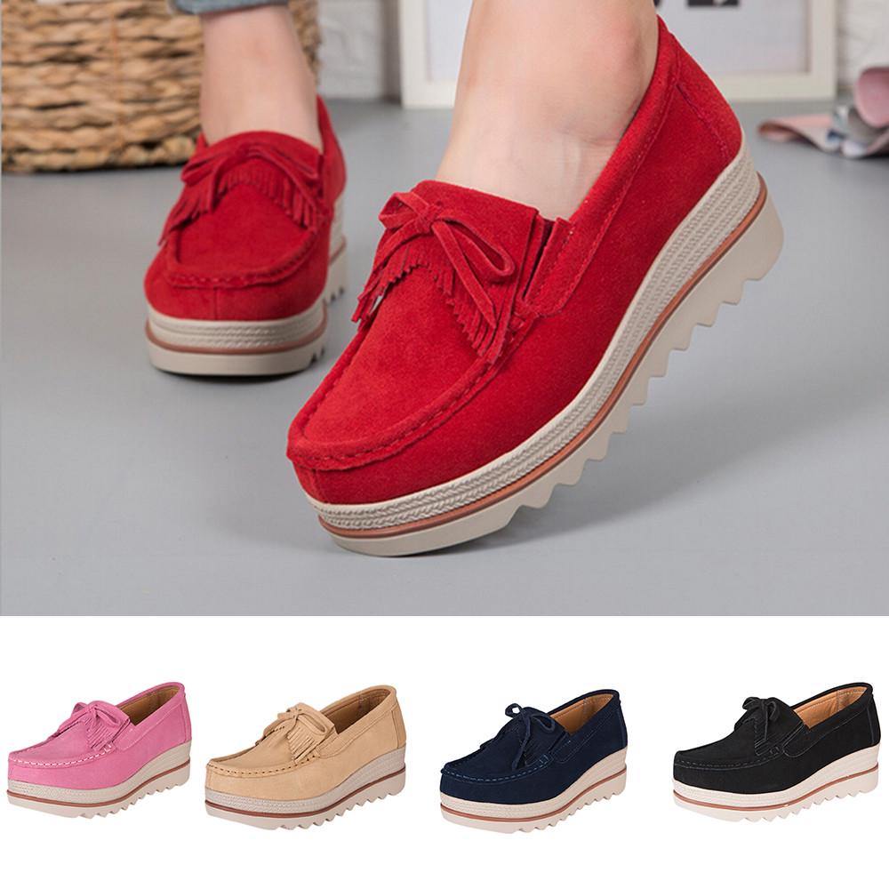 Buy Women Casual Sports Shoes Breathable FlatWith Sneakers Tassel