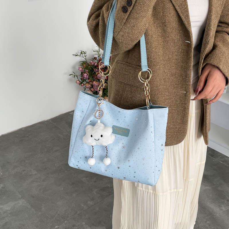 Trendy fashion bag temperament versatile large capacity shoulder bag new casual simple commuter armpit bag