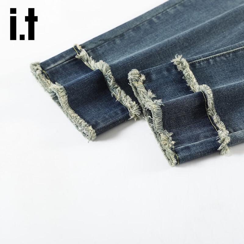 Izzueit Women's High-Waist Straight-Leg Jeans