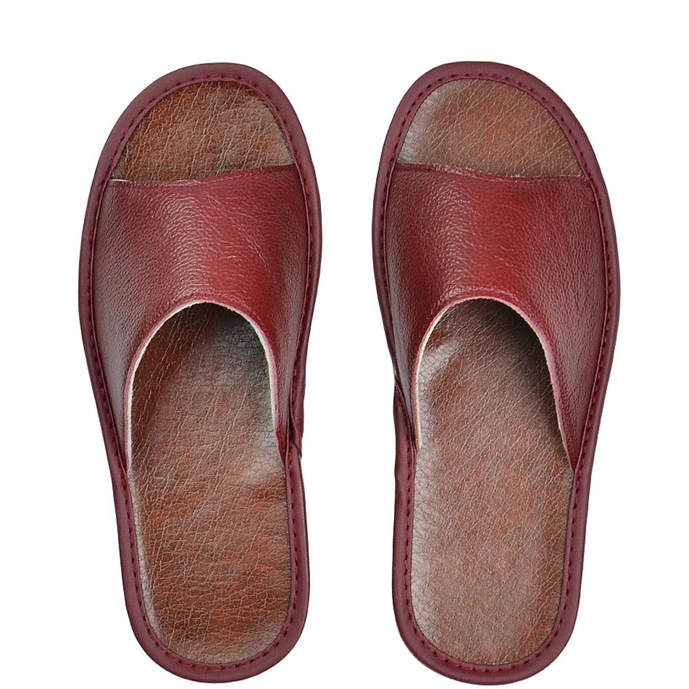 Mode mode Lädertofflor män stora storlekar Linne hem manlig inomhus hus för Herrtofflor kvinnor man toffla Lyxig mjuk Flatskor