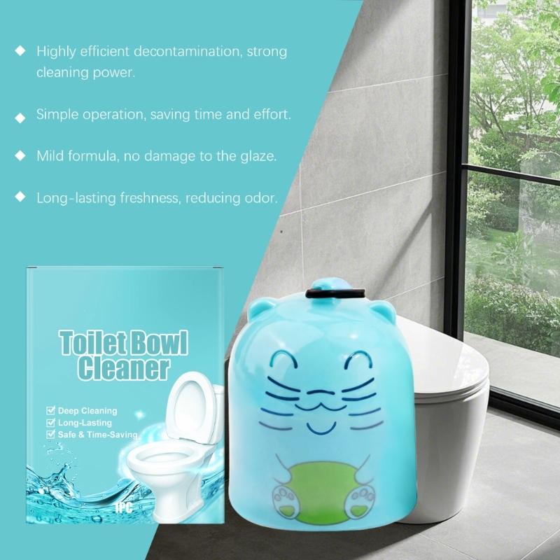 Toilet Bowl Cleaner Effective Cleaning Hard Stains And Fragrant Toilet Cleaner For Easy Drop Convenient Bathroom Use