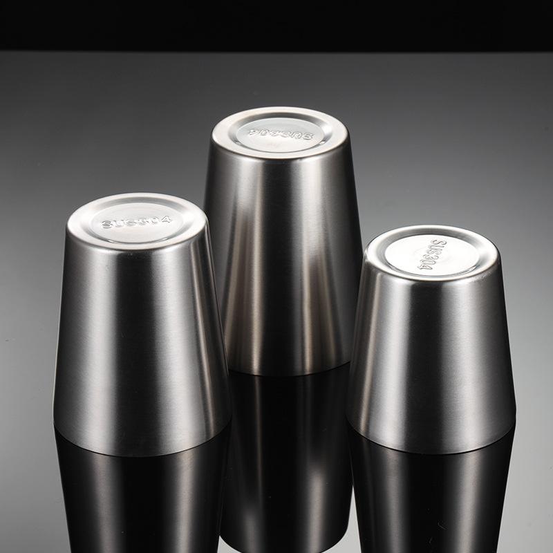 Nerezový kelímek 304 s dvojitou stěnou tepelná izolace více specifikací dutý pivní kelímek nápojový kelímek broušený dárek