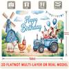 Party Backdrop Happy Birthday Birthday Photo Booth Background Wall Decor