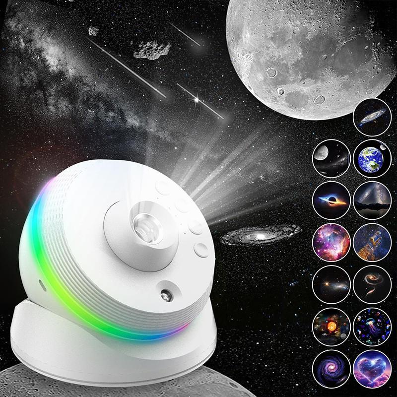 13-in-1 Galaxy Light Projector Planetarium Star Sky Projector Kids Adults Bedroom Decoration Realistic Starry Sky Night Lamp