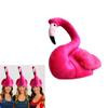 3D Plush Flamingo Hat Soft Cap For Themed Parties Cosplay Photo Props Elastic Costume Hats Festivals Stage Performances