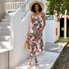 2025 New Women's Fashion Elegant Dress Spring and Summer Printed Slim Waist Trend Loose and Comfortable Dress