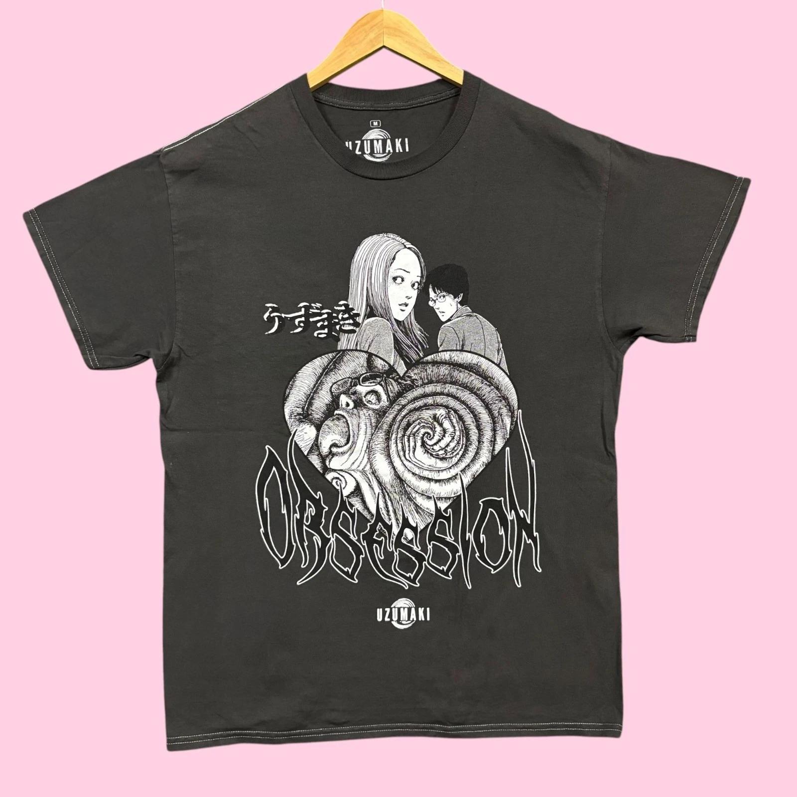 Junji Ito Uzumaki Obsession Horror Manga Tee M S