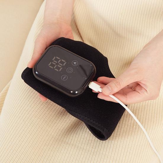 Cordless Ankle Massager 3-in-1 Heated Ankle Wrap Foot Massager with 3 Vibration Modes And 3 Heat Levels for Achilles