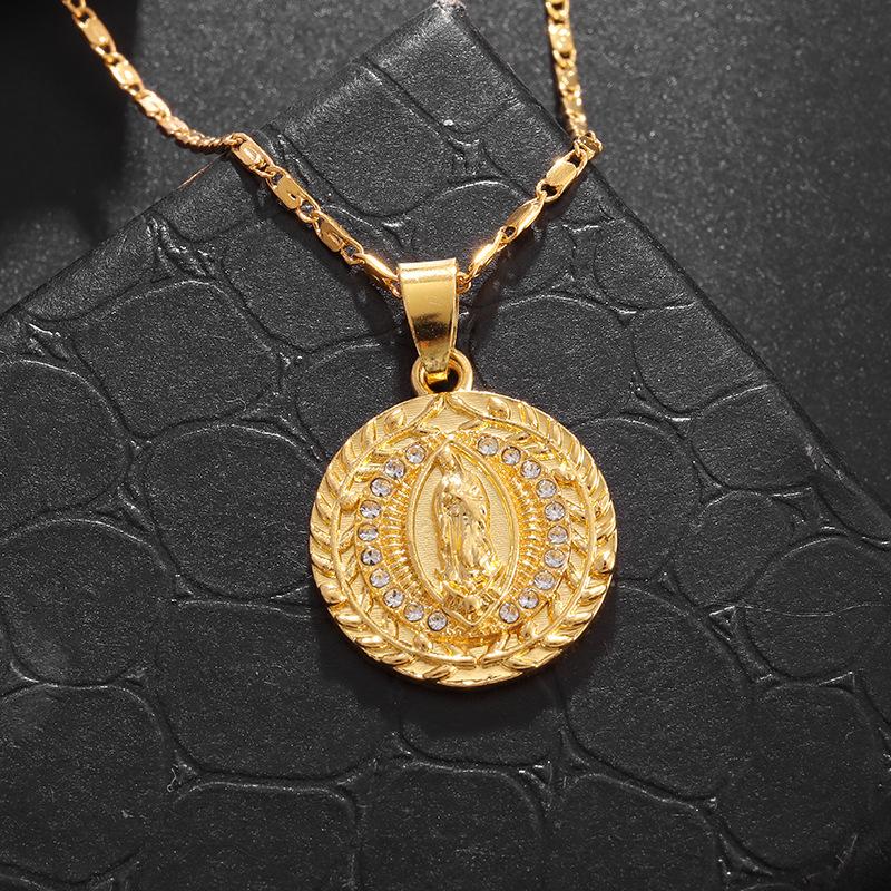 Pendant Fashion Religious Women's Jewelry Catholic Virgin Mary Necklace