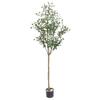 Artificial Tree Tall ABS PU Simulated Olive Tree for Swimming Pool Party Seaside Courtyard Interior Decoration 150cm
