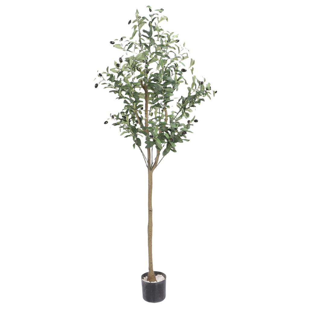 Artificial Tree Tall ABS PU Simulated Olive Tree for Swimming Pool Party Seaside Courtyard Interior Decoration 150cm
