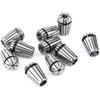 10pcs ER20 Spring Steel Collet Set Spring Collet Chuck for CNC Workholding Engraving Milling Lathe Tool 3mm, 1/8"/4mm/5mm/6mm, 1/4", 8mm, 10mm, 12mm,