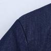 2025 Spring Women's Slim-Fit Color-Block Denim Jacket and Wide-Leg Pants Set