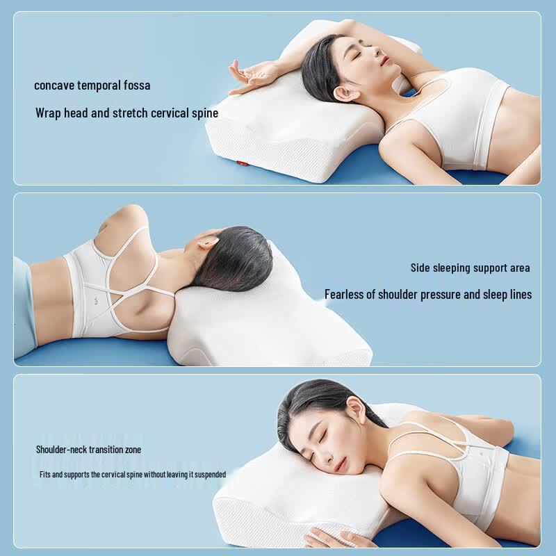 Ergonomic Butterfly Cervical Memory Foam Pillow