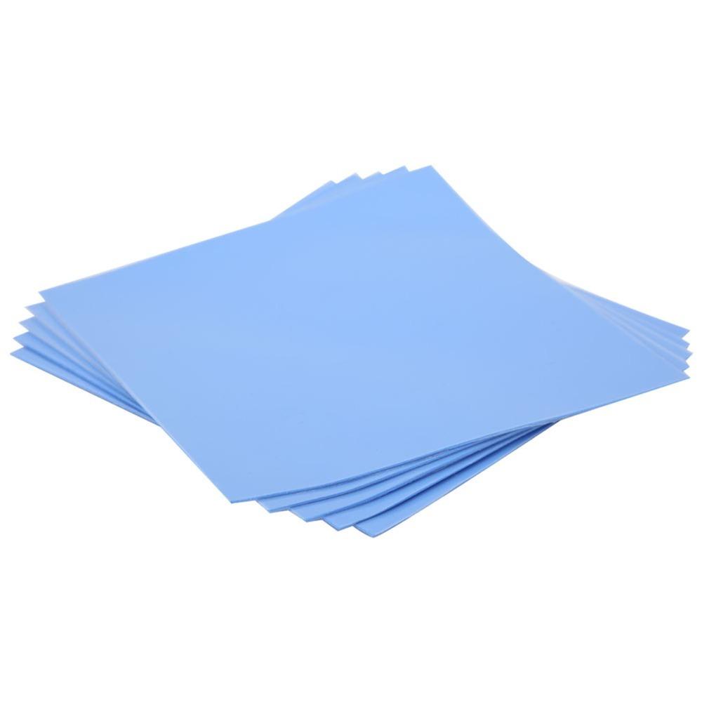 5Pcs Rubber Thermal Conductive Pad Highly Efficient Heat Conduction Sheet For IC LED Cooler