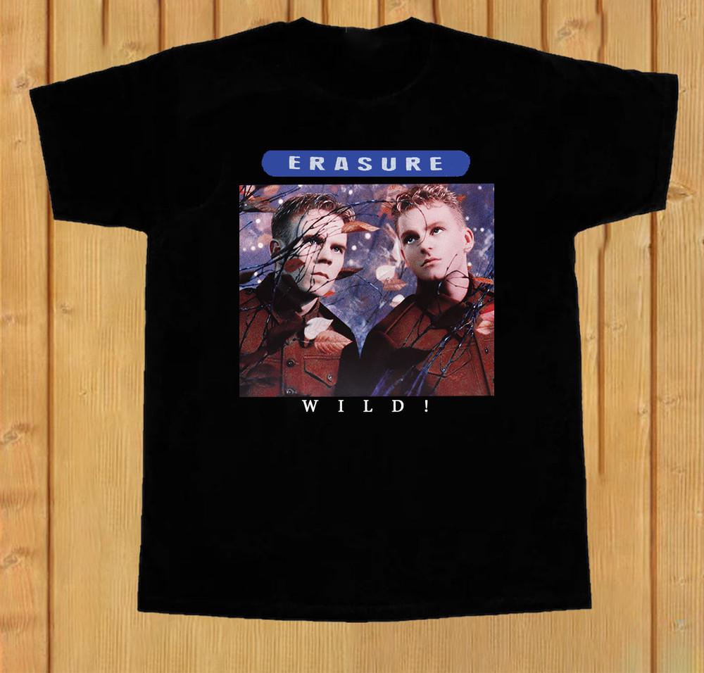 Erasure Band  Wild Album Unisex TShirt All Size S To QX40 Unisex T-Shirt XL