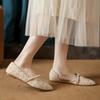 2025 Spring Summer Pointed Flat Single Shoes for Women Versatile Gentle Casual Simple Comfortable Elegant Women's Shoes