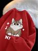 Men's Youth Round Neck Loose Hoodie - Spring/Autumn 2025 Edition