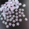 200/300PCS Snowflakes Confetti Decorations for Christmas Winter Confetti Snow Party Wedding Birthday Holiday Party Table Decorations Supplies