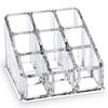 1PC 9-grid Lipstick Storage Box Desktop Transparent Lip Gloss Storage Box Display Rack Minimalist Lipstick Rack