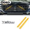 2Pcs Front Grille Trim Strips Cover Frame Stickers For BMW F10 F11 E60 F30 F31 F32 F33 F20 F22 F06 F12 F01 F02 F25 F26 G20 G28