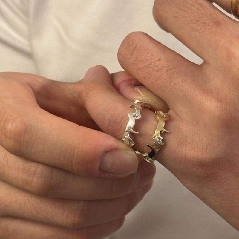 cerofar GALLOP RING SILVER